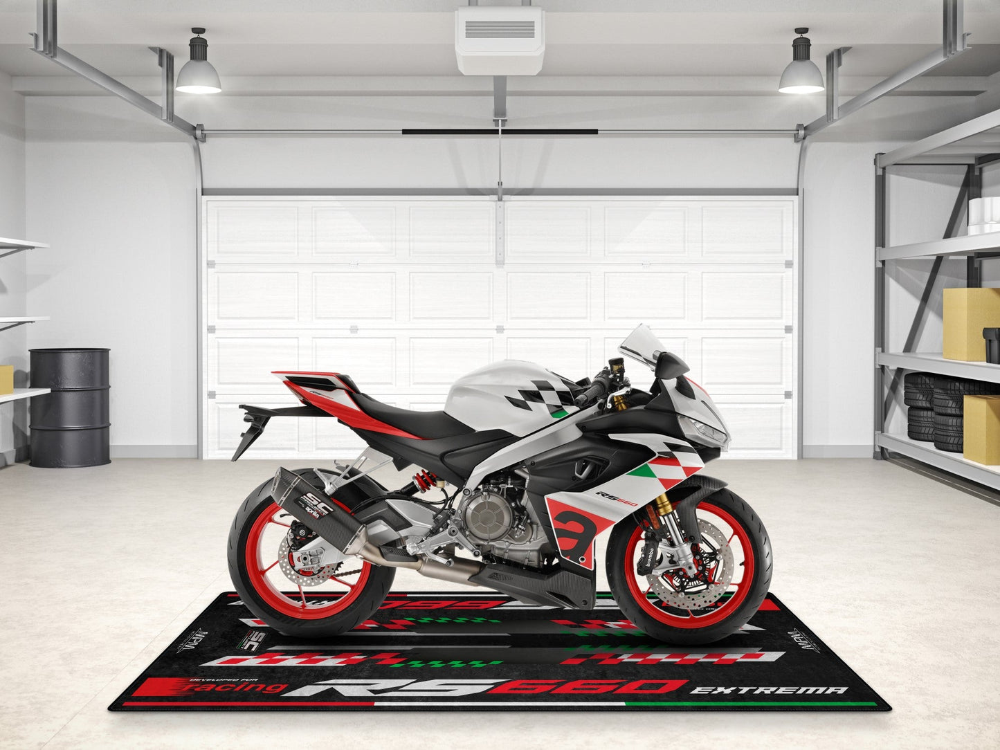 Motorcycle Mat for RS660 Extrema Sportbike Motorcycle - MM7276 - Howling Moto