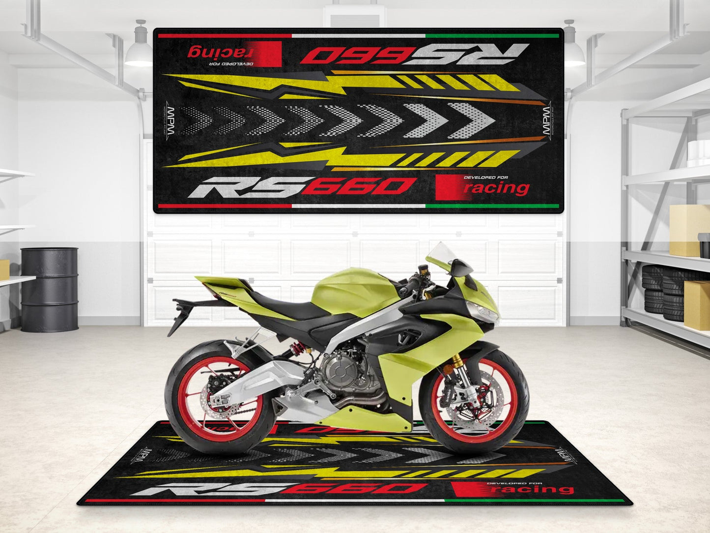 Motorcycle Mat for RS660 Sportbike Motorcycle - MM7275 - Howling Moto