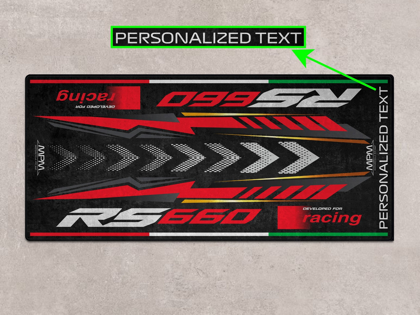 Motorcycle Mat for RS660 Sportbike Motorcycle - MM7275 - Howling Moto