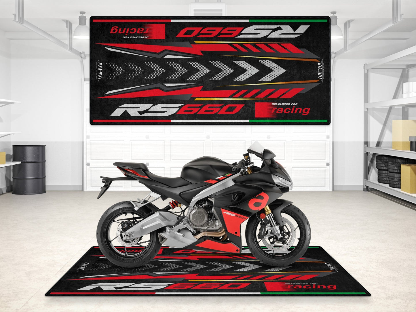 Motorcycle Mat for RS660 Sportbike Motorcycle - MM7275 - Howling Moto
