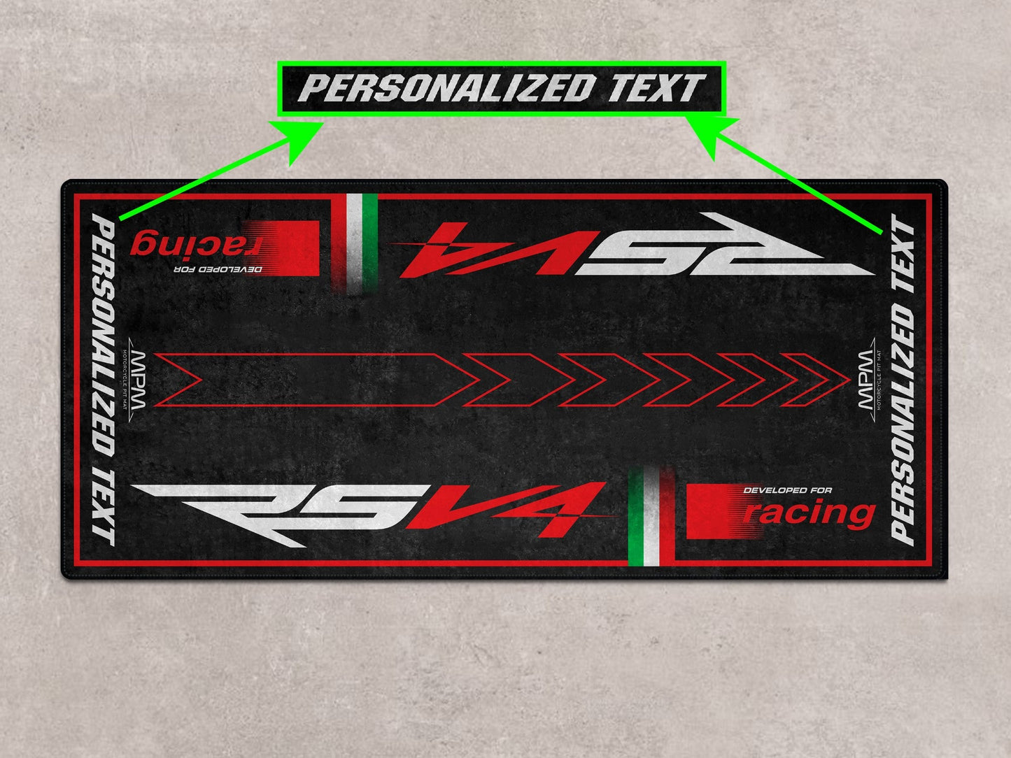 Motorcycle Mat for RSV4 Sportbike Motorcycle - MM7220 - Howling Moto