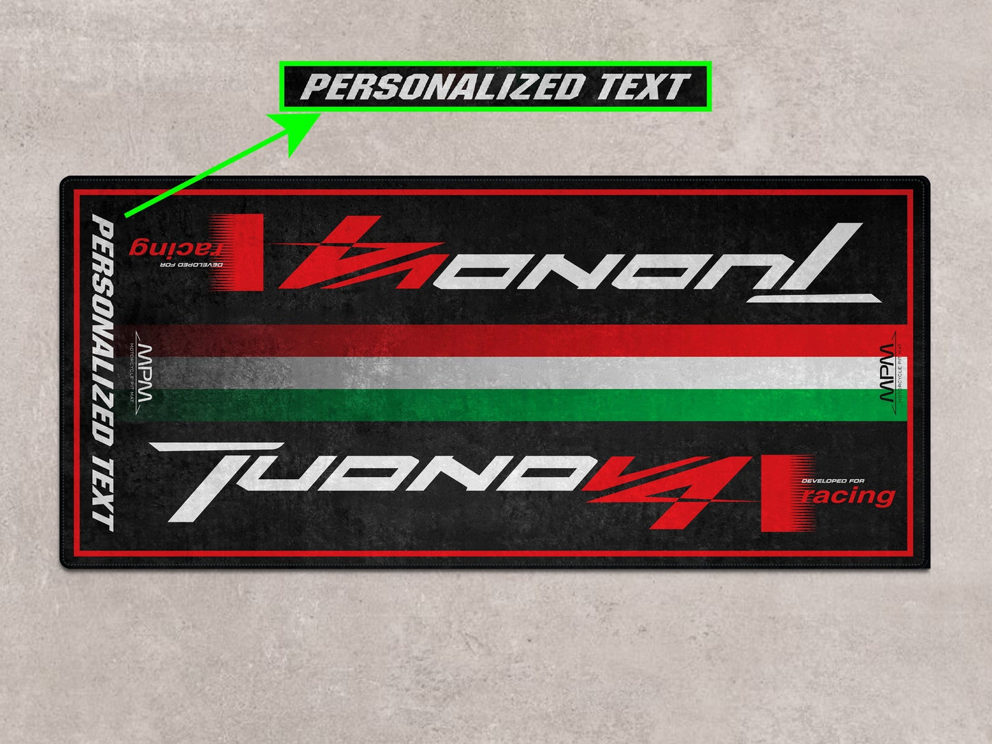 Motorcycle Mat for Tuono V4 Naked Motorcycle - MM7253 - Howling Moto