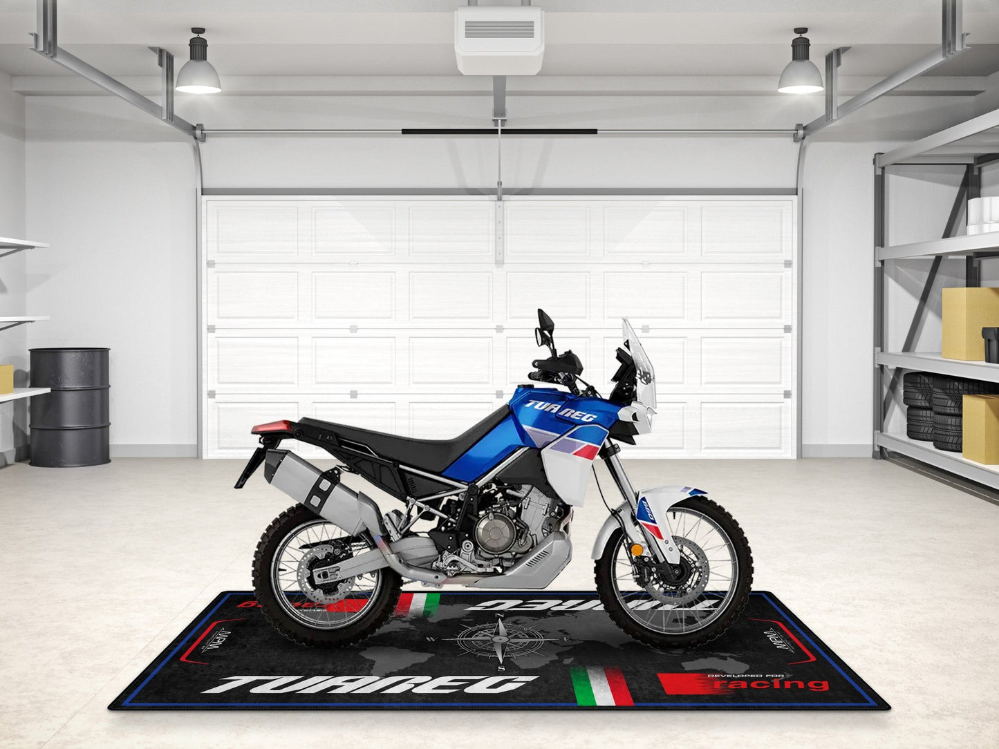 Motorcycle Mat for Tuareg Adventure Motorcycle - MM7274 - Howling Moto