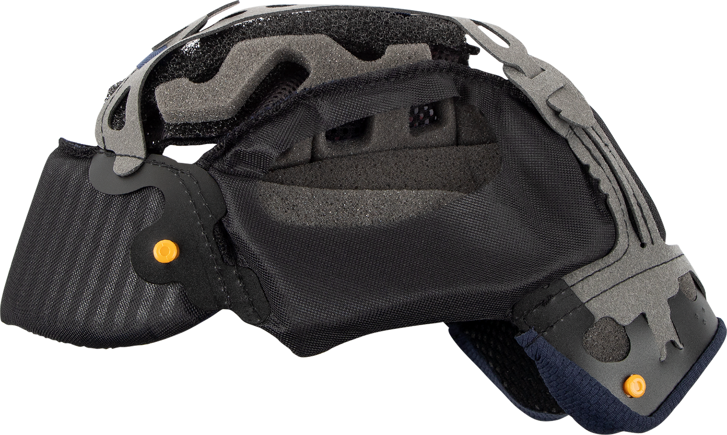 Arai Helmets Quantum-X interior pad EP II, 10 mm, showing soft foam padding inside a motorcycle helmet for comfort and fit.