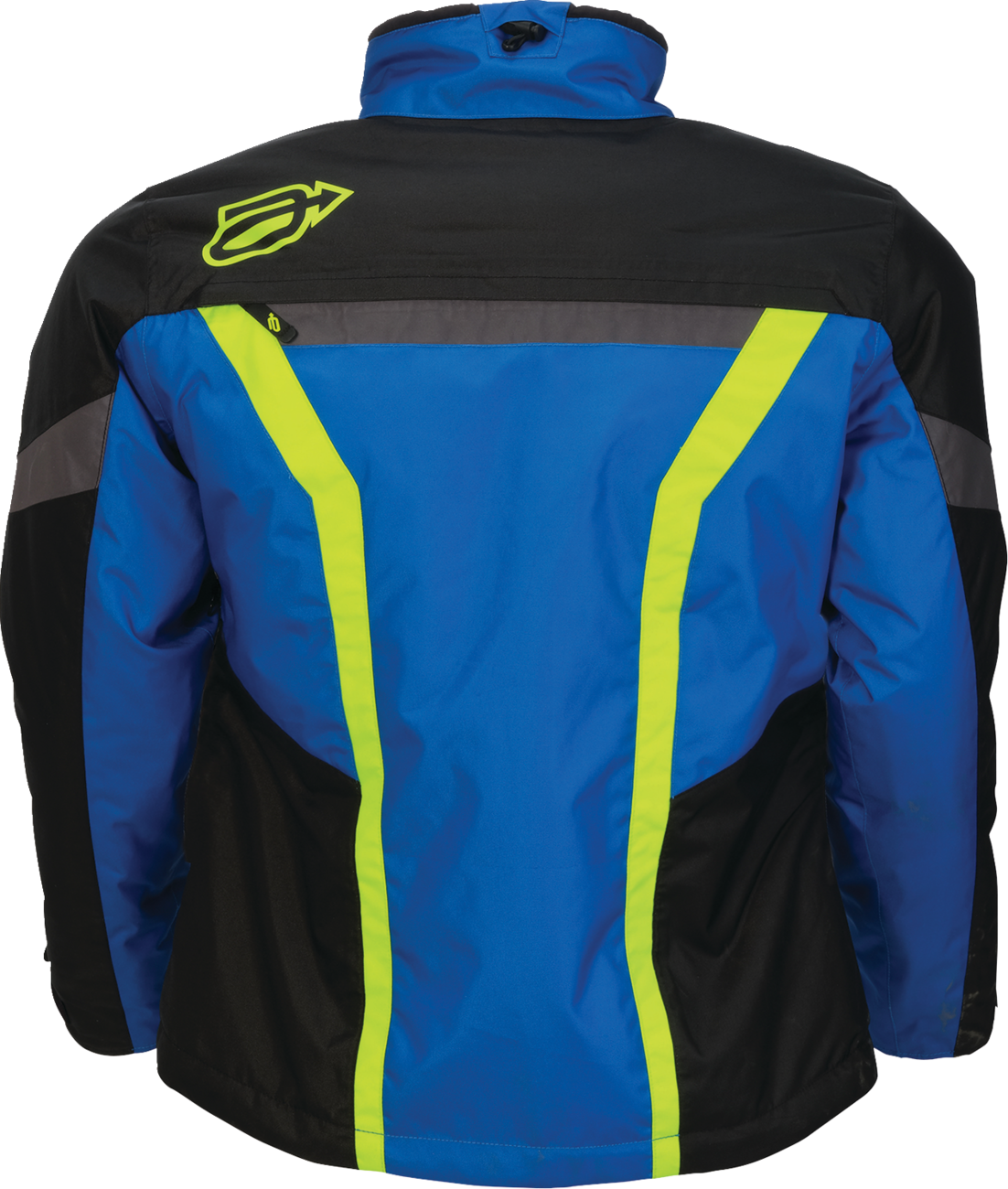 ARCTIVA Women's Pivot 8 insulated jacket in blue and hi-viz, size XL, showing the front view with insulated material and vibrant color.