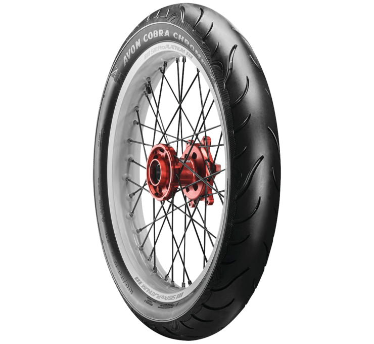 Avon Tyres Cobra Chrome AV91 Front Tires - Howling Moto