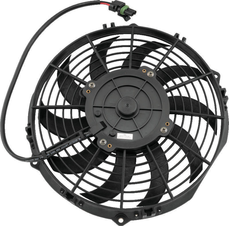 QuadBoss cooling fan assembly for 2009 Kawasaki KRF750 Teryx ATV and UTV, showing the fan with mounting components and wiring.