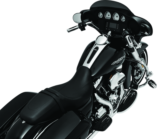 Kuryakyn Zombie Grips Throttle-By-Wire Chrome for powersports motorcycles, featuring detailed zombie-themed design on handlebar grips.