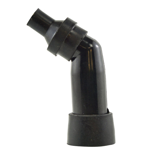 RM STATOR RM07107 spark plug cap, a direct replacement for OEM performance, shown on a motorcycle engine.