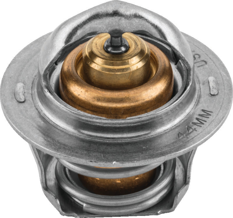 QuadBoss thermostat part 403169 for Polaris powersports vehicles, showing the metal thermostat with mounting components.
