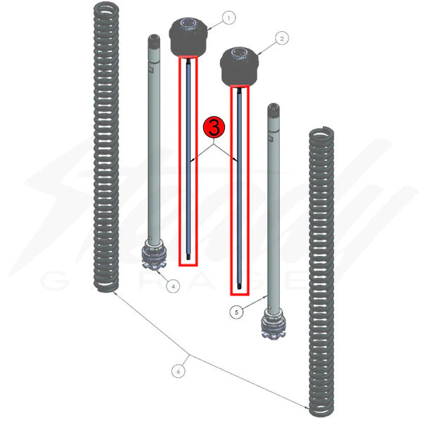 Racingbros Replacement Aluminum FFK Adjuster Rod