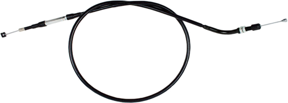 Motion Pro black vinyl clutch cable for motorcycles, model 02-0412, with metal fittings and durable construction.