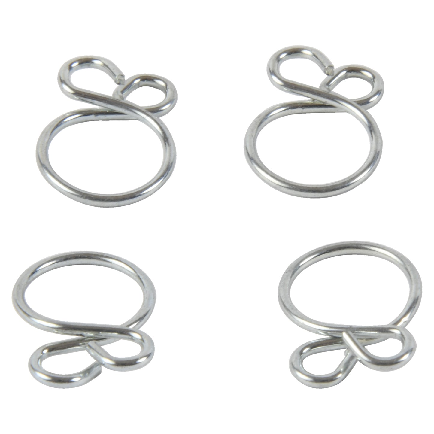 ALL BALLS Hose Clamp Refill Kit 4-Pack showing secure, metal clamps for reliable sealing in automotive and plumbing applications