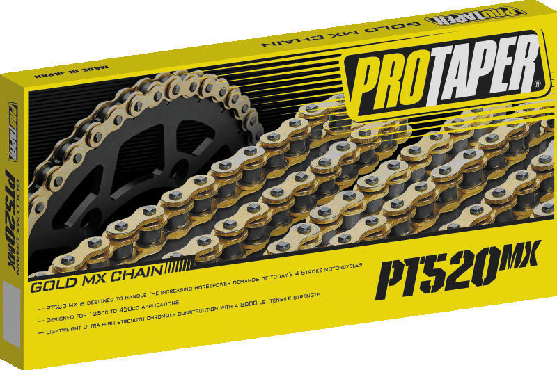 ProTaper, ProTaper 520MX1 Gold Series Chain for Motocross and Off-Road Performance