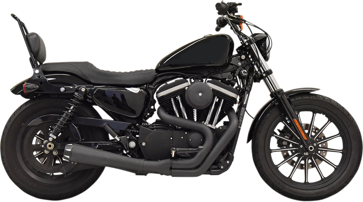 Bassani Xhaust Road Rage exhaust for Harley-Davidson XL 1986-2003, showing the shiny chrome finish and dual exhaust pipes.