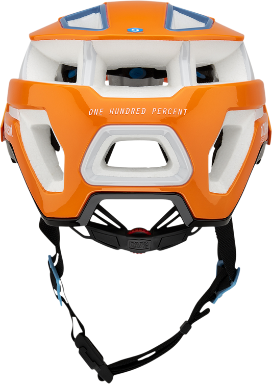 Orange 100% Altec bicycle helmet with Fidlock buckle, CPSC and CE certified, size S/M, by Bill's Exhausts.