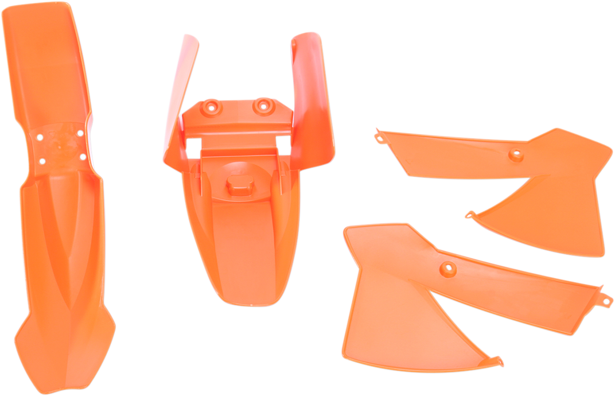 Acerbis standard replacement body kit for motorcycles, OEM 2041180206, featuring durable plastic panels and sleek design.