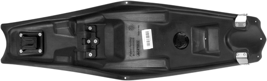 A black Acerbis X Seat body for CRF 250/450 models from 2009 to 2013, designed for off-road motorcycle comfort and durability.