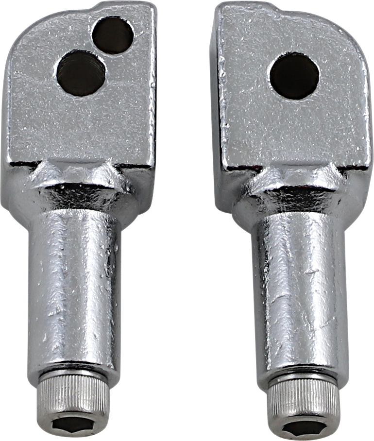 Chrome BILTWELL Passenger Clevis for motorcycle, manufactured by Bill's Exhausts, shown on a body component.