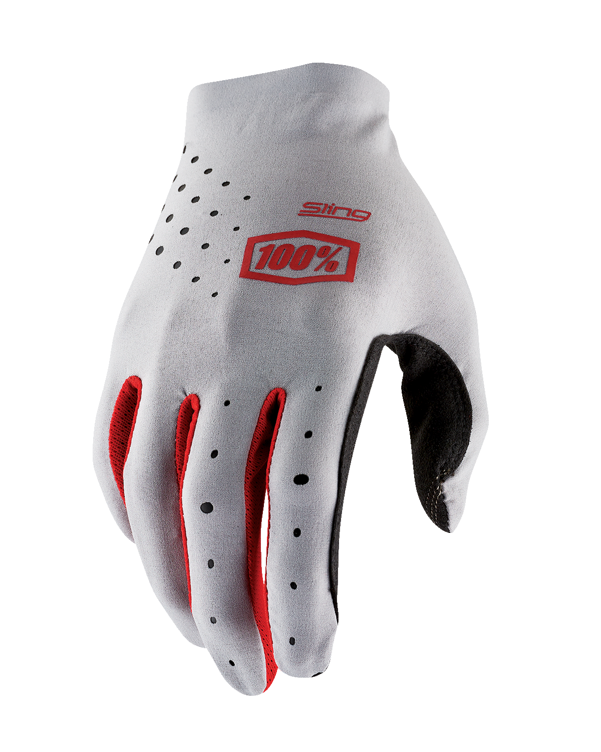 Gray 2XL Sling MX Gloves by Bill's Exhausts, durable motocross gloves with reinforced palms and secure wrist closure.
