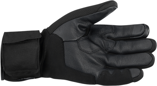 Alpinestars HT-3 Heat Tech Drystar® Gloves in black, size 3XL, featuring protective design and textured grip for motorcycling.