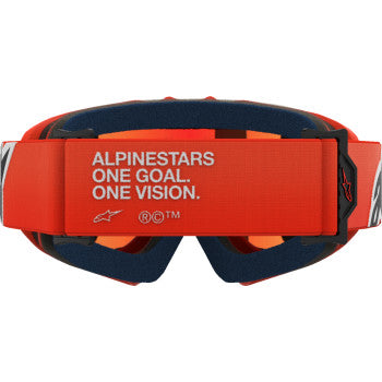 ALPINESTARS GOGGLES Youth Vision Goggle - Corp - Orange - Red Mirror 5140225-480 - Howling Moto