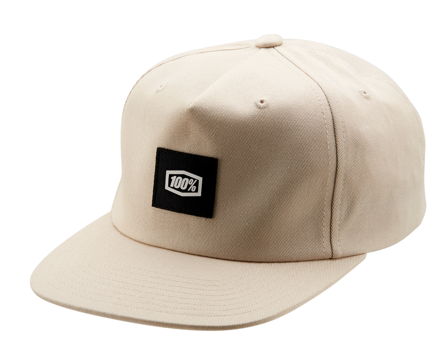100% Lincoln Snapback Hat - Stone - One Size 20088-289-01 - Howling Moto