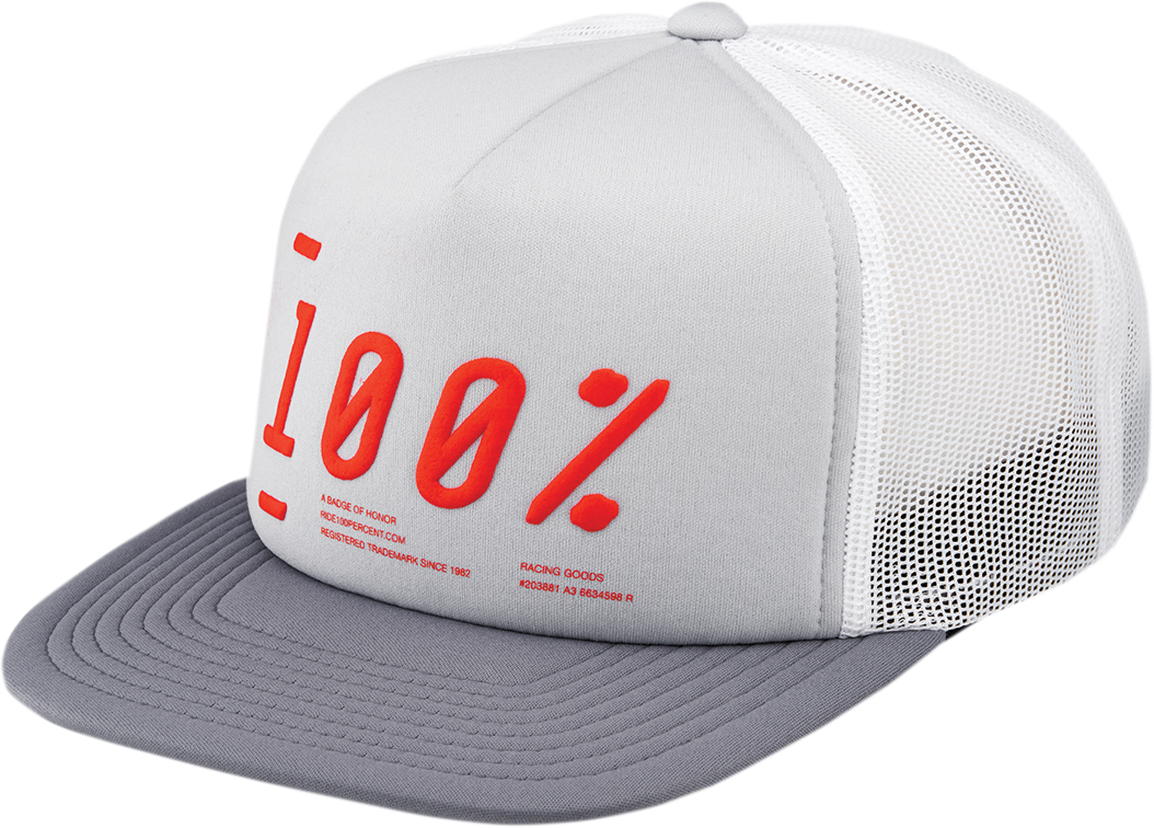 Gray Bill's Exhausts 100% Transfer Hat, one size, featuring a classic design and embroidered logo on front.