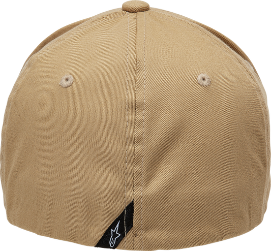 Alpinestars Corp Shift 2 hat in sand and black, large/xl size, with embroidered logo, men's stylish casual baseball cap