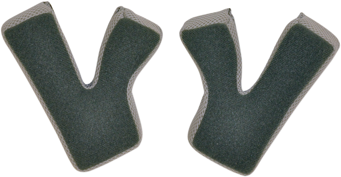 Bill's Exhausts AFX FX-17Y helmet cheek pads in small size, showing the soft padding and secure fit for motorcycle helmets.
