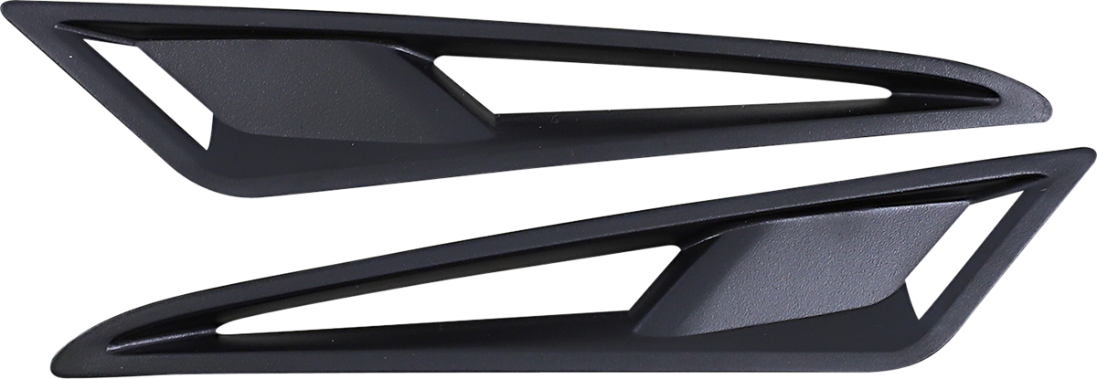 Alpinestars SM5 helmet chin side vents in black, part of helmet ventilation components, designed for improved airflow.