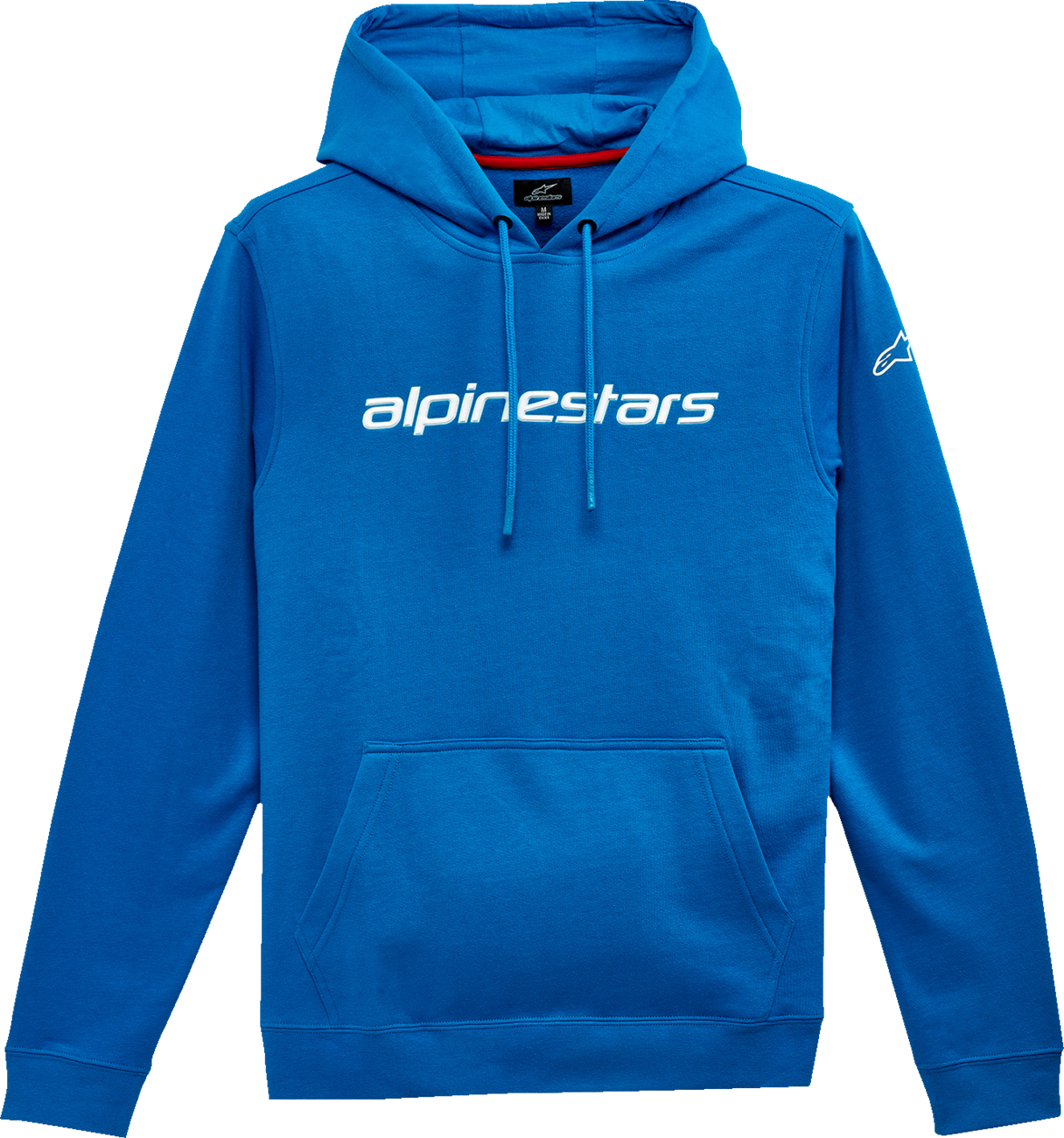 Blue and white ALPINESTARS Linear Hoodie in 2XL size, featuring a stylish design and comfortable fit.