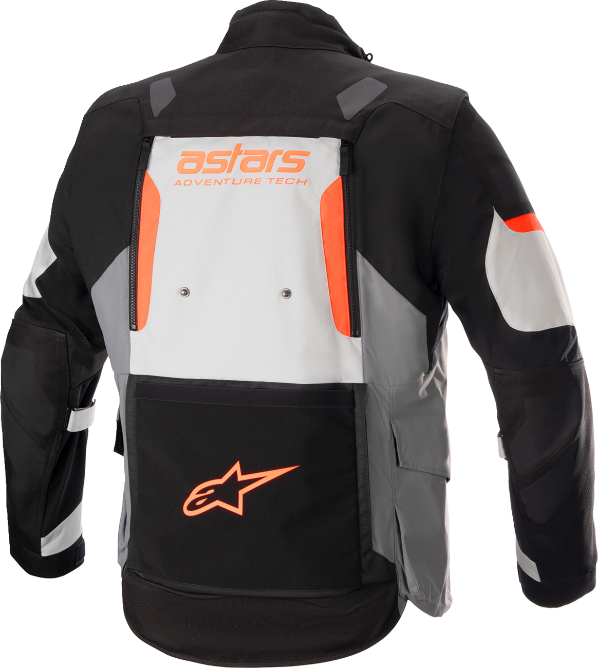 Alpinestars Halo Drystar® jacket in gray and black, small size, featuring a protective motorcycle jacket with adjustable straps.