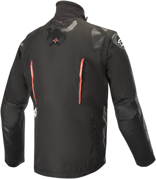 Alpinestars Venture-R jacket in black and red, 2XL size, featuring sporty design and protective details.