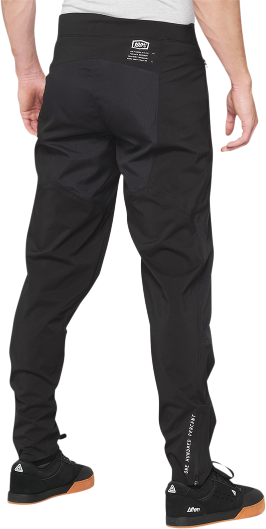Black Hydromatic pants by Bill's Exhausts in US size 34, featuring durable fabric and a comfortable fit for casual wear.