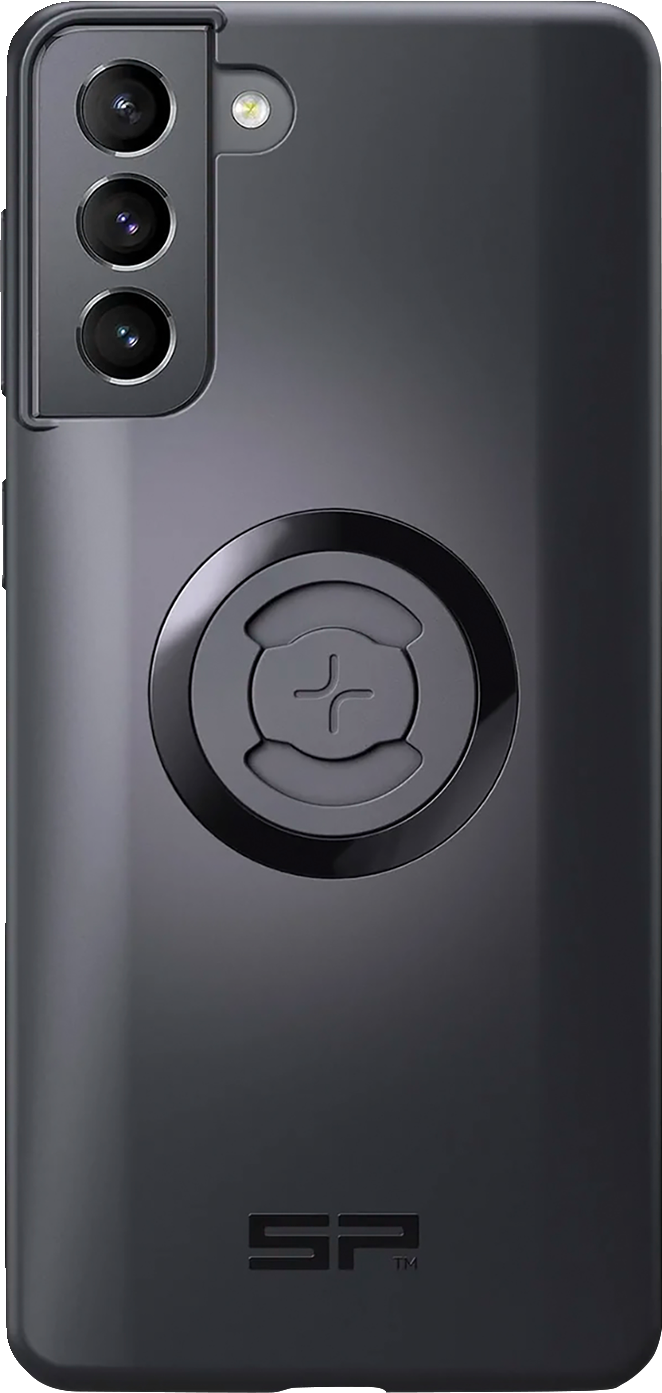 Samsung Galaxy S21+ SP CONNECT SPC+ phone case by Bill's Exhausts, shown on a black phone with textured design.