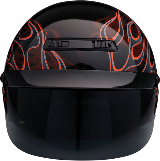 Bill's Exhausts AFX Vintage 3-Snap Shield flip-up dark smoke protective gear for motorcycle helmets