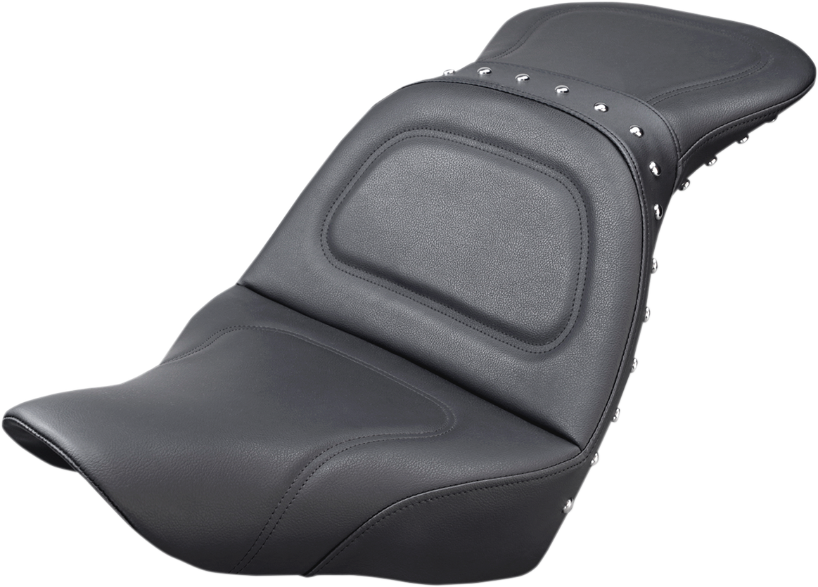 Bill's Exhausts Saddlemen Explorer Special Seat 818-29-039, motorcycle seat with ergonomic design and black upholstery.