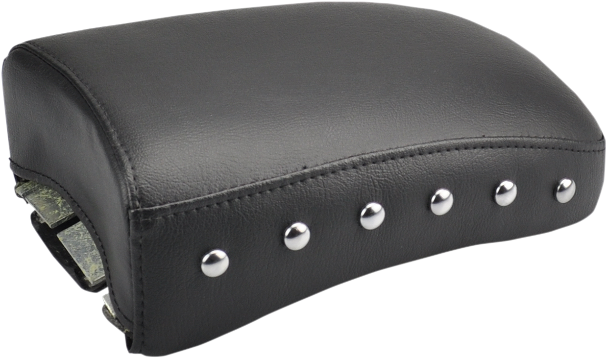 Studded SADDLEMEN Renegade Pillion touring seat for FXR motorcycles with detailed stitching and comfortable design.