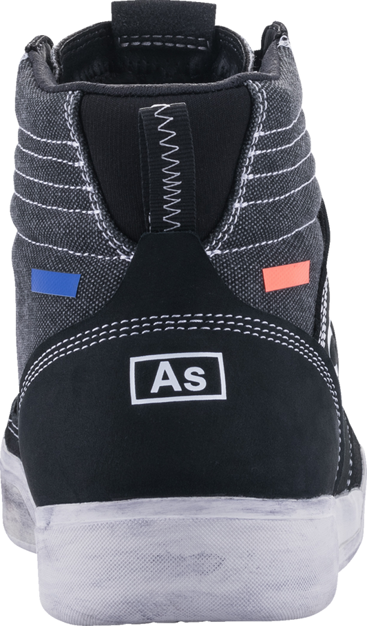 Black and white Alpinstars Ageless shoes in US 11, featuring a sleek design and durable construction.