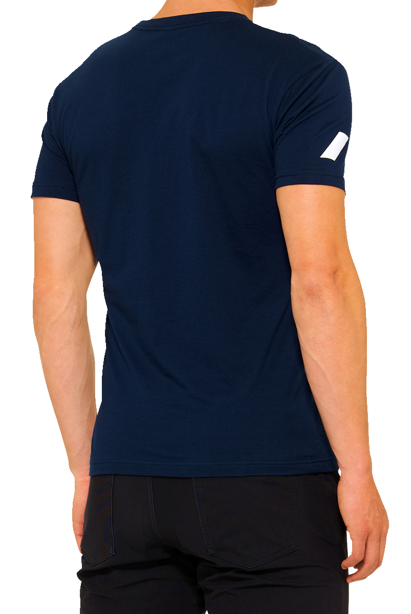 Bill's Exhausts 100% MX of Nations T-Shirt in navy, 2XL, featuring bold graphic design on the front.