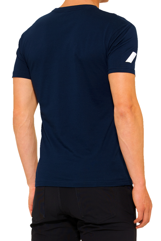 Bill's Exhausts 100% MX of Nations T-Shirt in navy, 2XL, featuring bold graphic design on the front.