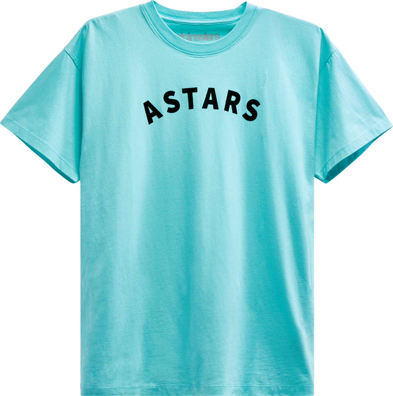 Alpinestars Aptly Knit T-Shirt in Light Aqua, 2XL, casual cotton T-shirt with brand logo, displayed on a plain background.