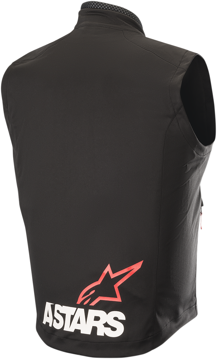 Alpinestars Session Race Vest in black and red, size 3XL, featuring lightweight design and racing-inspired style.