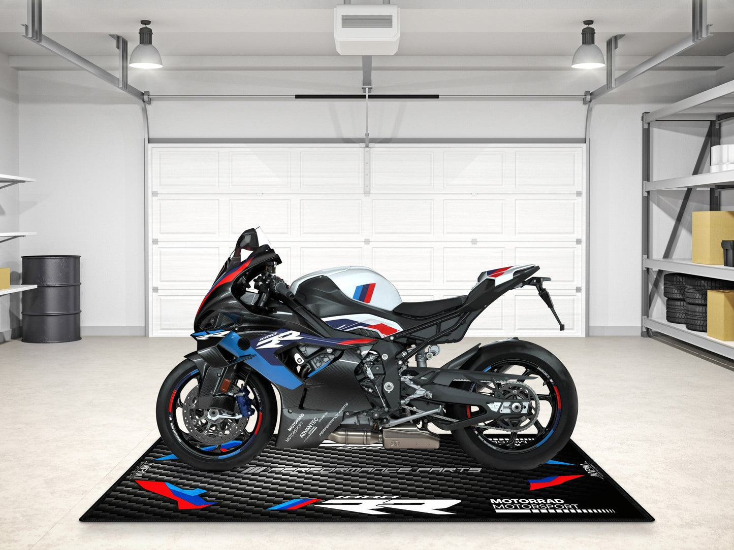 Motorcycle Mat for M1000RR Carbon Sportbike Motorcycle - MM7161 - Howling Moto