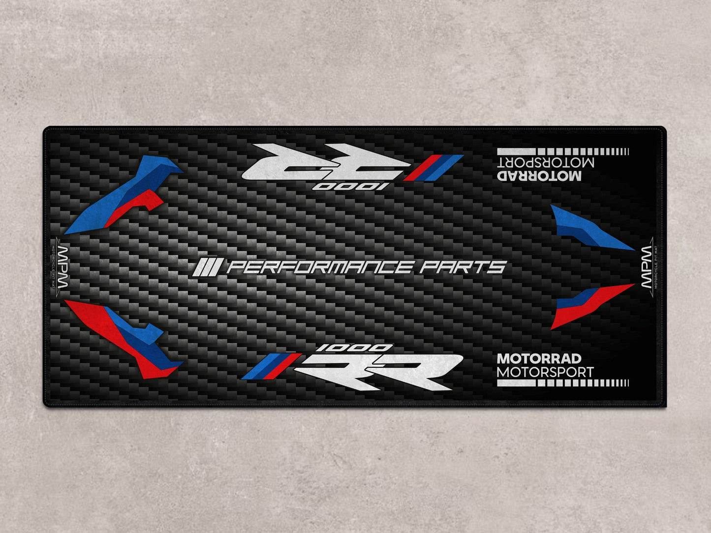 Motorcycle Mat for M1000RR Carbon Sportbike Motorcycle - MM7161 - Howling Moto