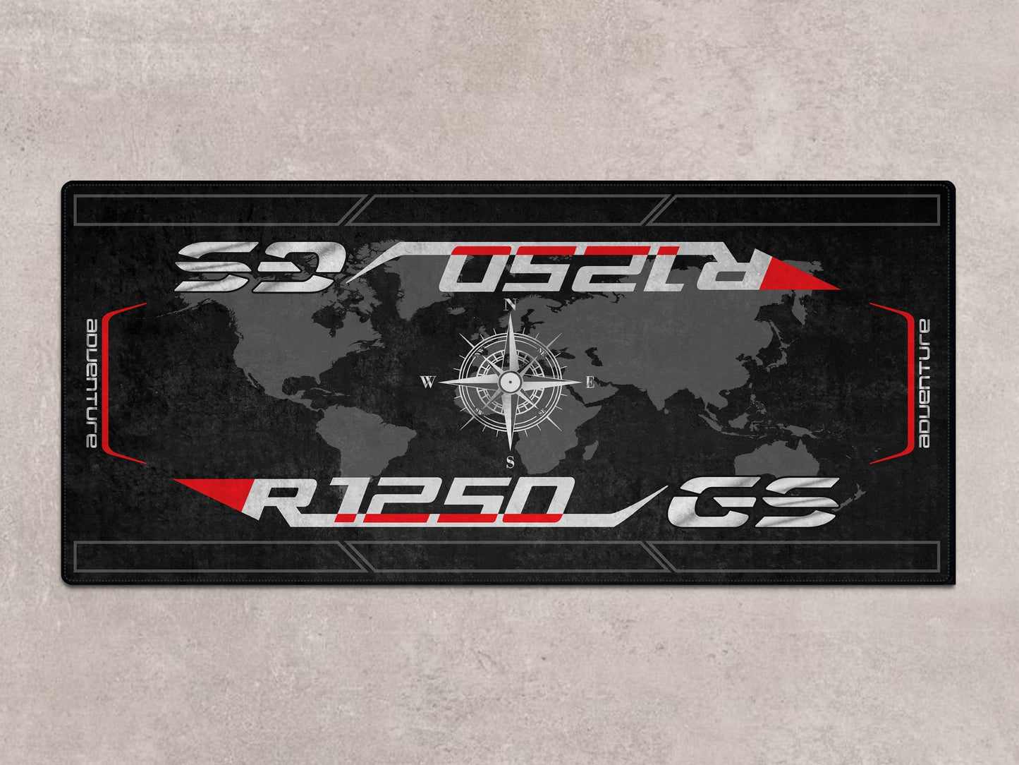 Motorcycle Mat for R1250GS Adventure Motorcycle - MM7247 - Howling Moto
