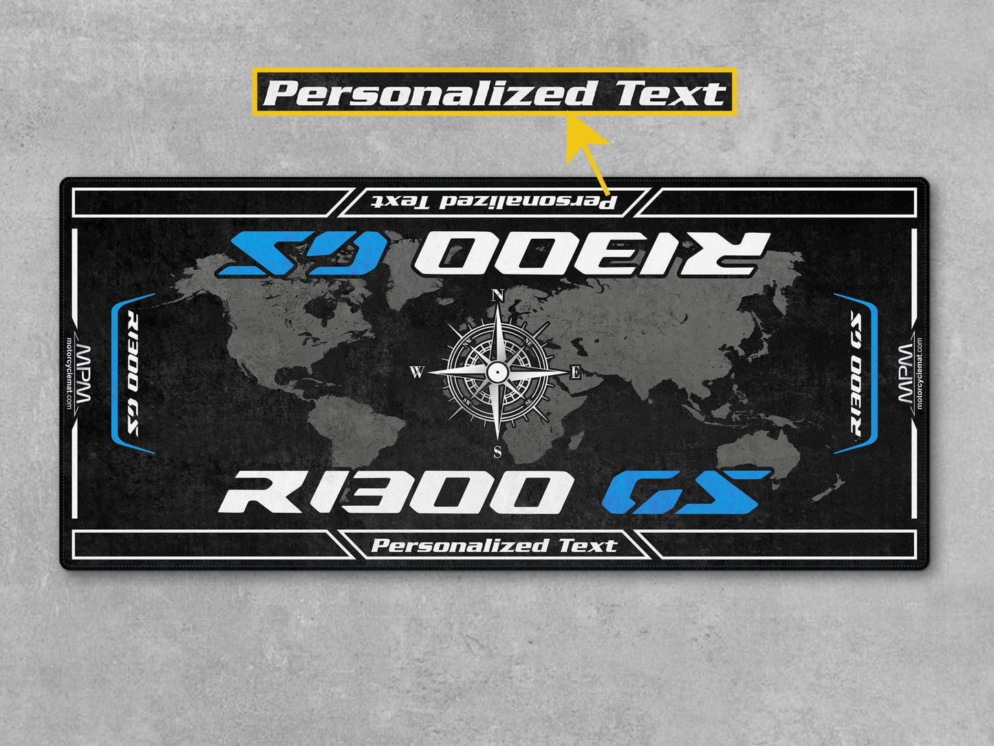 Motorcycle Mat for R1300 GS Motorcycle - MM4101 - Howling Moto