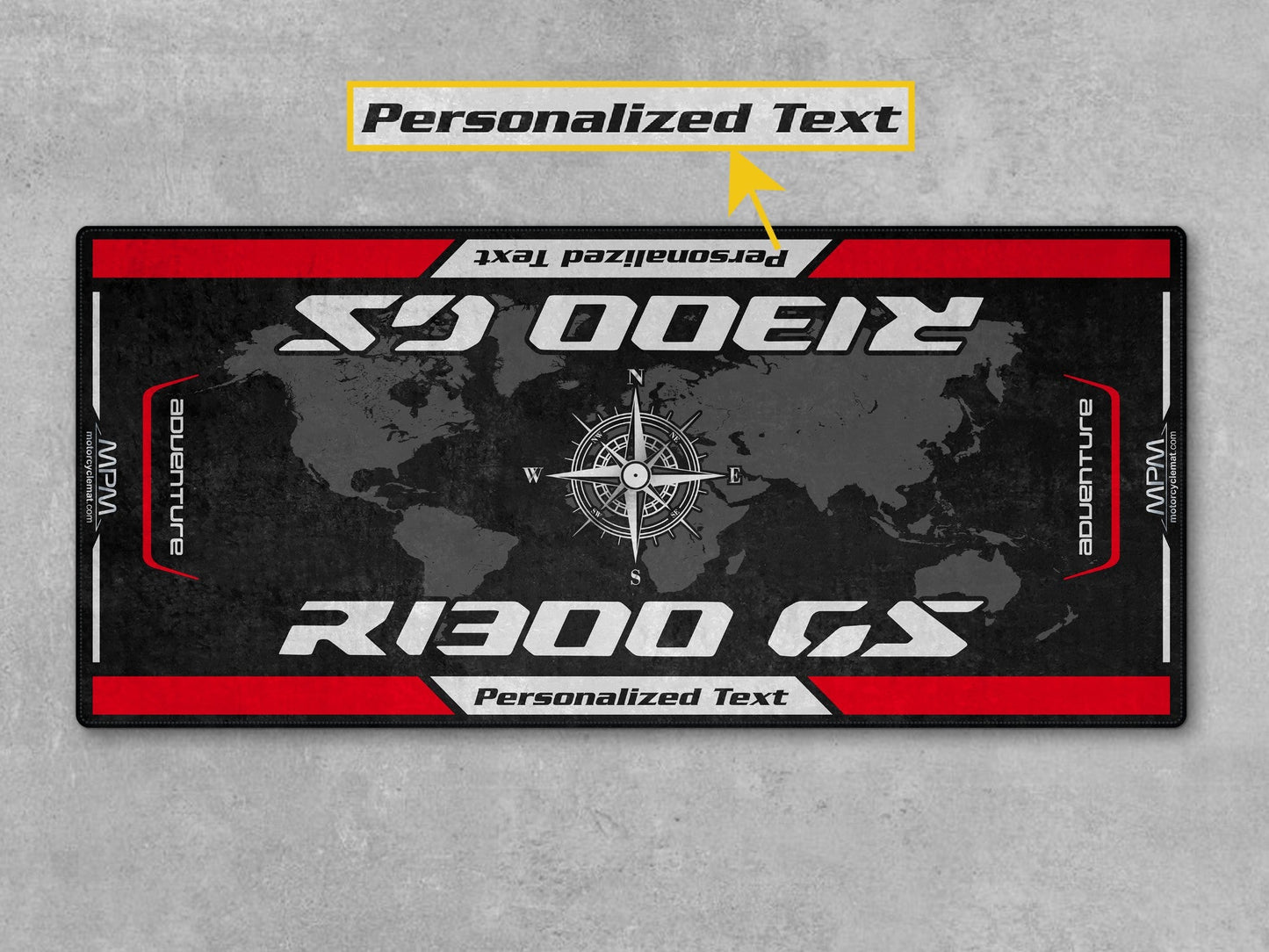 Motorcycle Mat for R1300 GS Motorcycle - MM4101 - Howling Moto