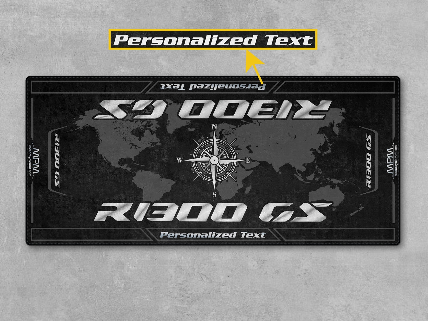 Motorcycle Mat for R1300 GS Motorcycle - MM4101 - Howling Moto
